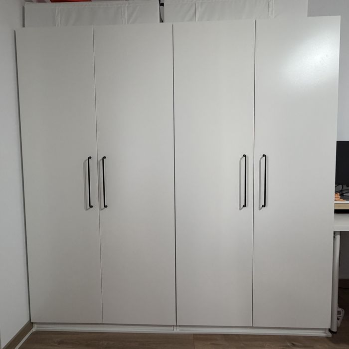 Dulap Ikea Pax 200cm alb cu sertare