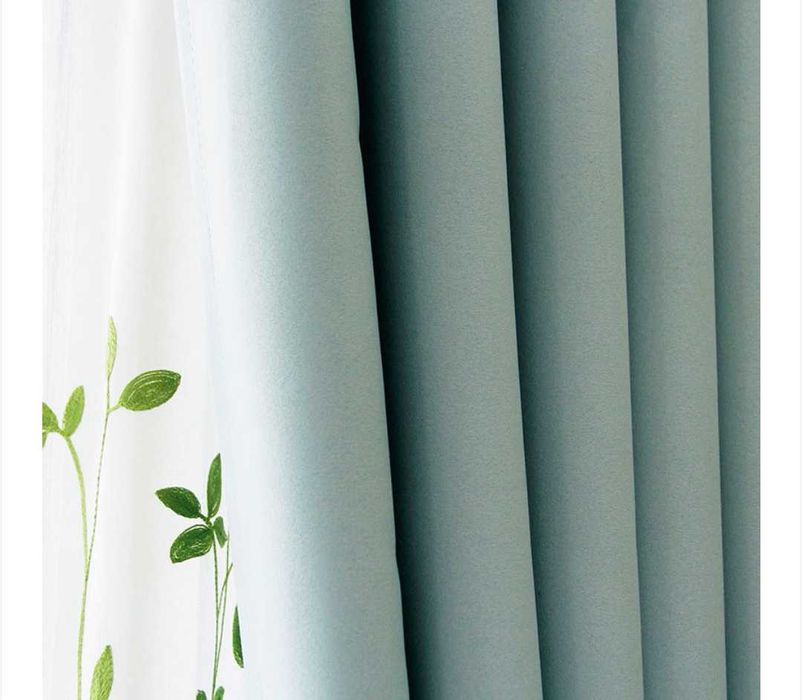 Блекаут завеси цвят мента