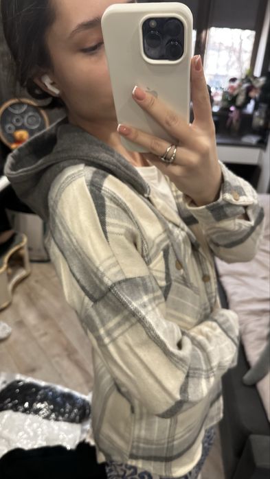 Рубашка-куртка с капюшоном