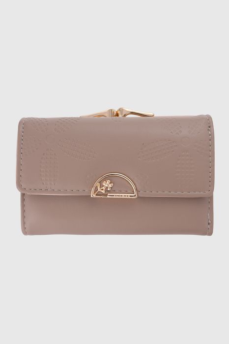 НОВО! ЛИКВИДАЦИЯ! Малко дамско портмоне от еко кожа-бежово