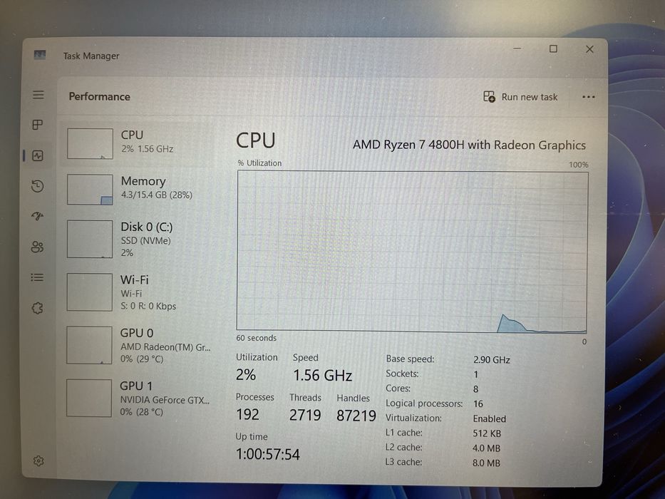Lenovo Ideapad Gaming 3 Ryzen 7 4800H 16GB 512GB NVMe