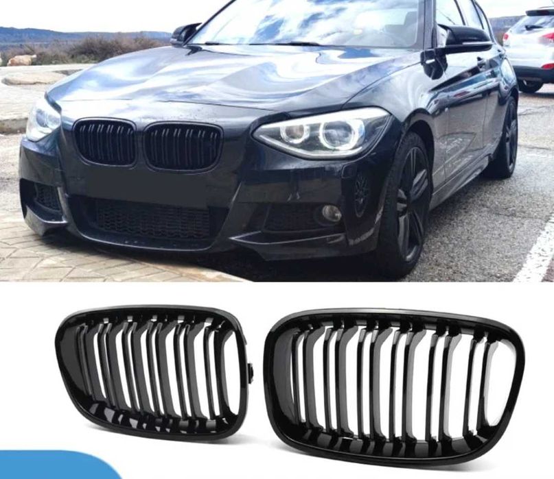 Решетка маска BMW F20 F21 двойни бъбреци черен лак БМВ Ф20 Ф21 решетки