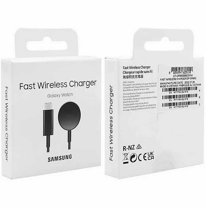 Fast Wireless Samsung Charger зарядно за Galaxy Watch Ultra, Watch 8, Watch 7, Watch 6, Watch 5, Watch 4