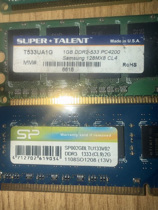 Memorii RAM DDR2 și DDR3 – netestate