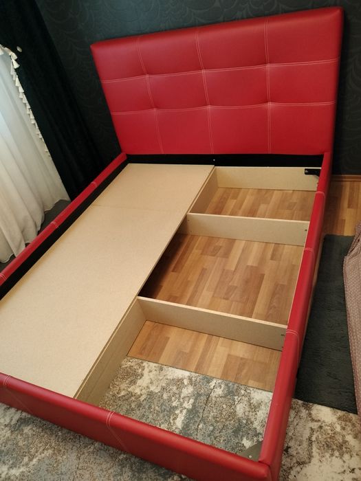 Pat dormitor,imitație piele