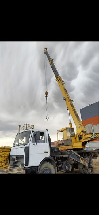 Кран Автокран услуги караганды 24/7