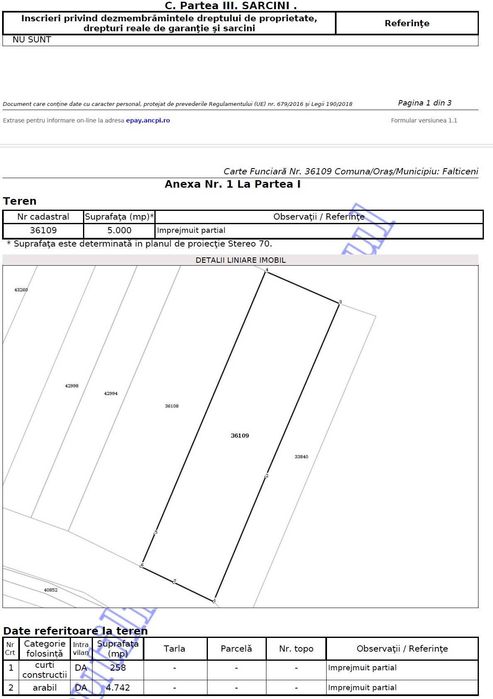 Teren intravilan 12.494 mp Fălticeni str.Topitoriei 3 parcele Iaz Șomuz proprietar