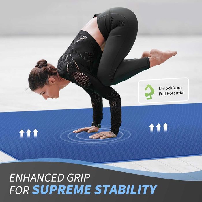 Голяма спортна постелка 183 x 122 см, за йога , фитнес , пилатес