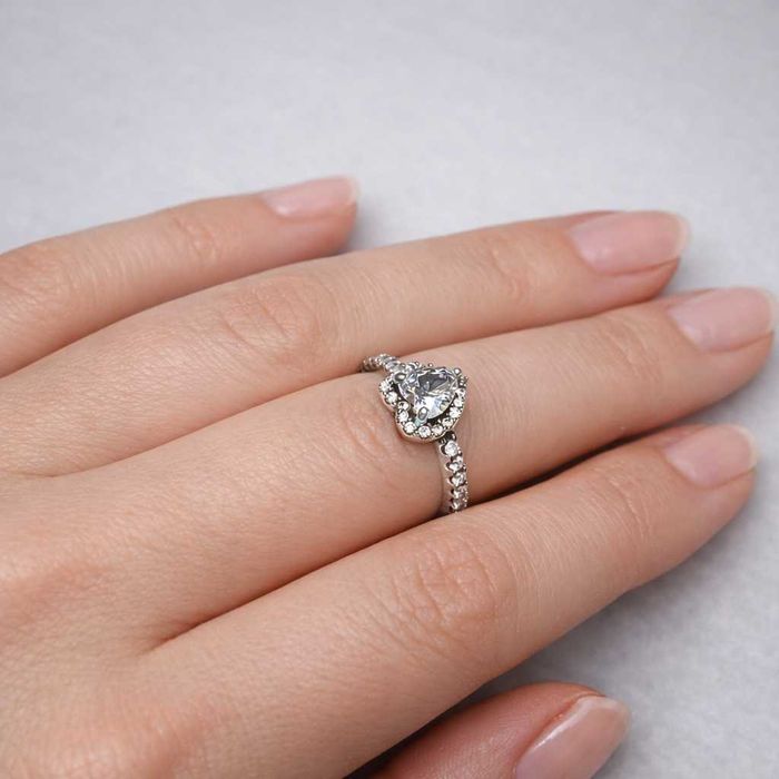 Inel Pandora original – Argint 925 | Model inimă elegant