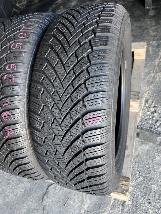 4 anvelope iarna ca 205/55/16 Continental 7-8 mm!