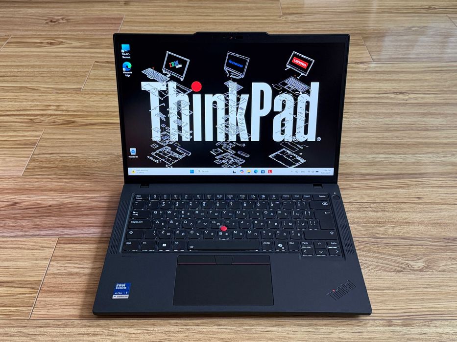 Lenovo T14 Gen 6`Ultra 7 258v Copilot+PC/32GB LPDDR5X/1TB SSD Gen5/Гаранция 32 Месеца/Батерия 100%-20 часа