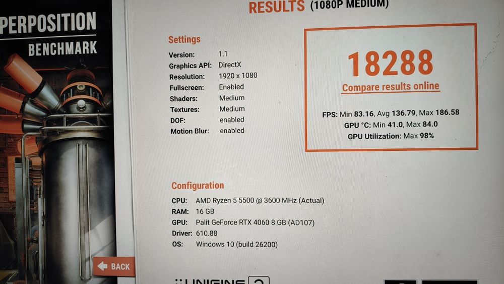 Palit RTX4060 Stormx 8gb gddr6, stare perfecta, fac proba !!!
