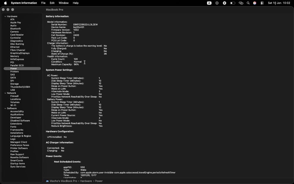 Macbook pro M1 13 inch 8/512