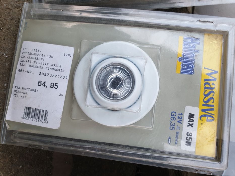 kit halogen / Spot IP65 alb cald 35W alb