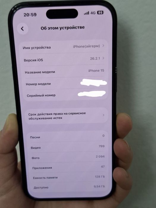 Айфон 15 128гб сатылады