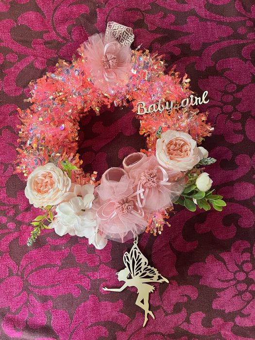 Coronita decor mamica fetita Happy Wreath
