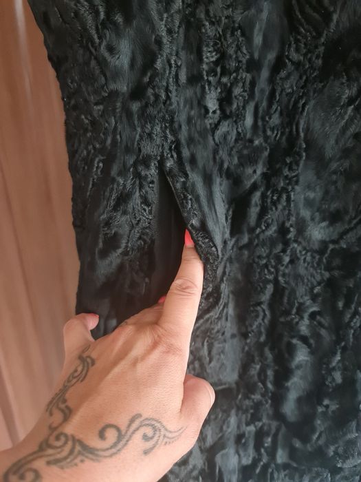 Елек с естествен косъм