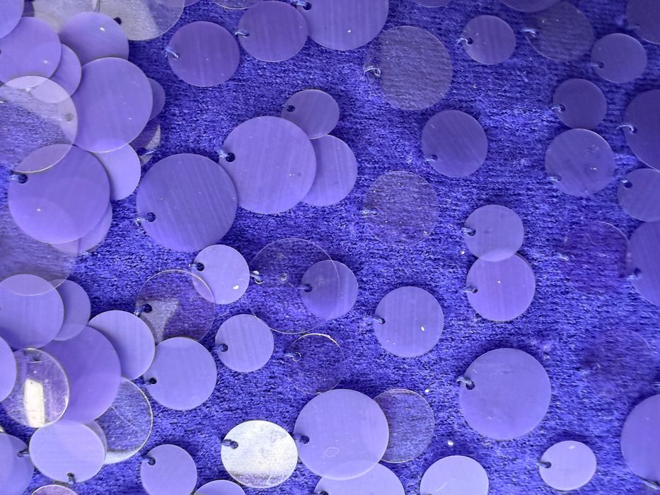 Блуза със зашити пайети