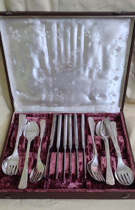 Руски посребрени прибори за хранене