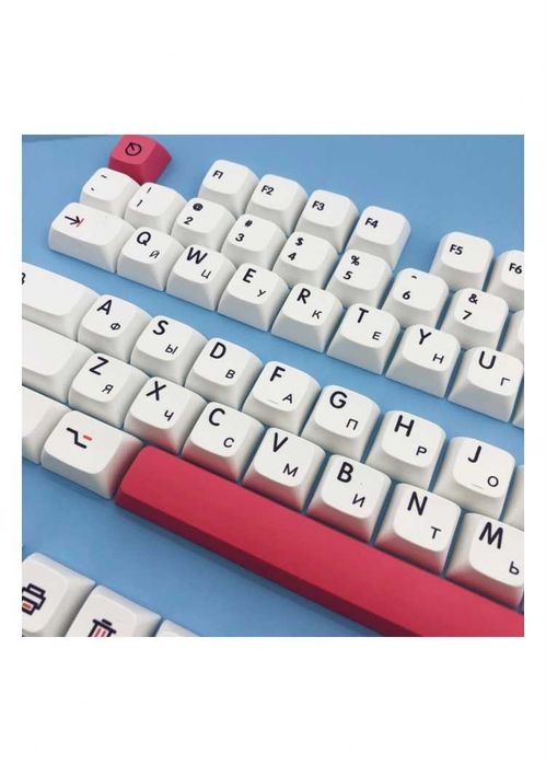Кейкапы PBT белые XDA Profile новые