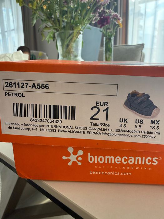 Детски обувки носени само веднъж  biomecanics