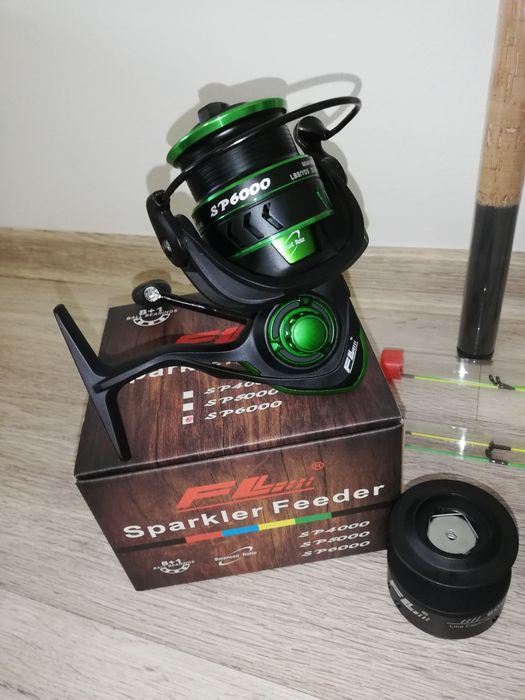Set 2 Mulinete Feeder FL Sparkler 6000 8+1 Rulmenti