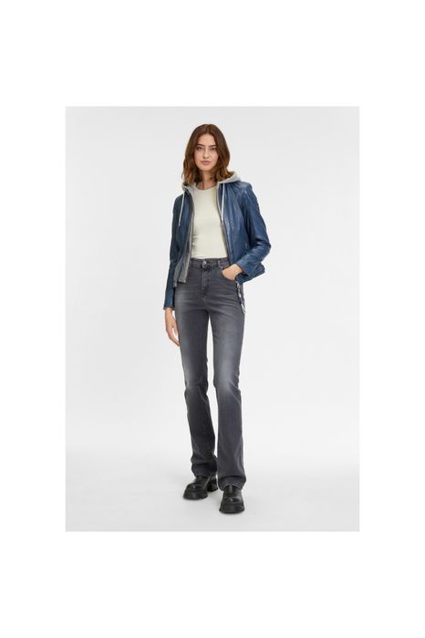 Geaca de Piele Dama Mauritius Albastra GWAlice