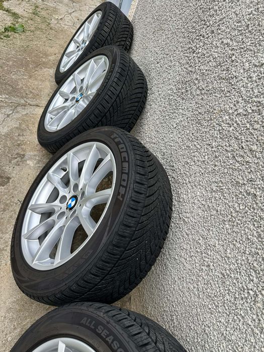 Jante Bmw 5x120 cu anvelope 245 45 R18 M+S All season