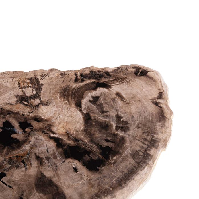 Холна масичка Puzzle-home SAMAN, Метал, Каменен плот, 70х55х40см.