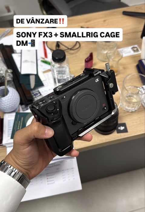 Sony FX3 + Small Rig Cage Ilfov Baneasa • OLX.ro