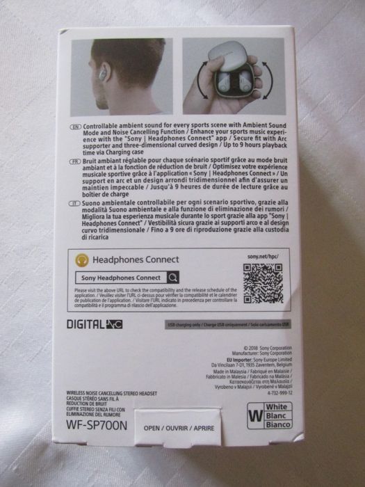 Casti wireless Sony WF-SP700 N