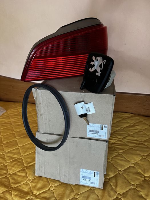 Стопове за Peugeot 106 и ключалка за багажник с емблема