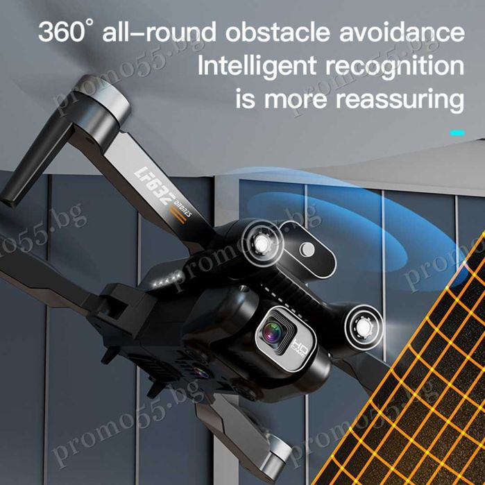 LF632 Сгъваем Интелигентен Дрон 5G 8K Избягване на Препятствия