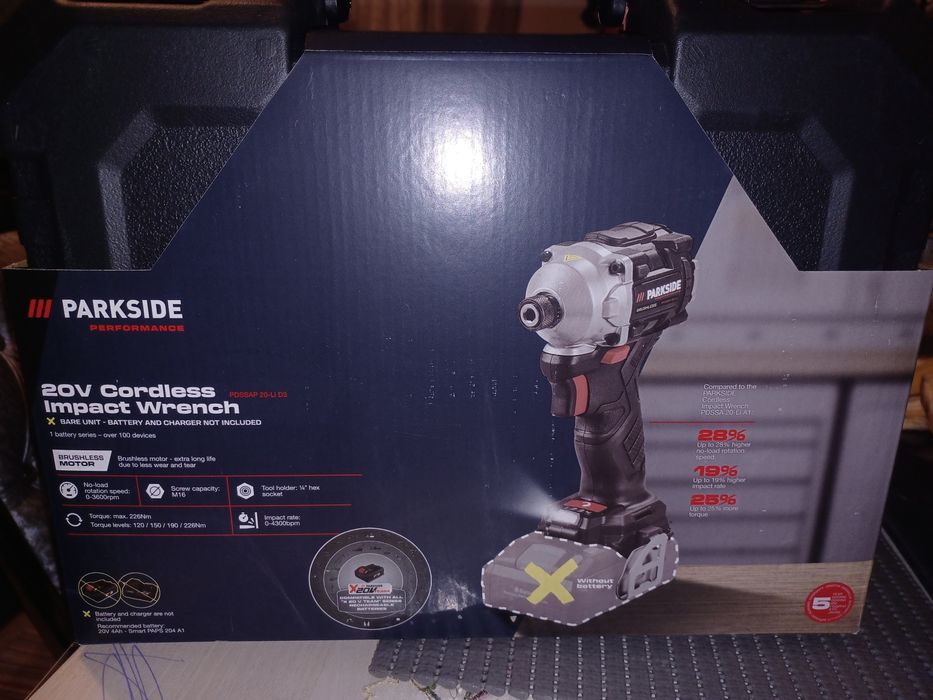 Vând autofiletanta impact parkside