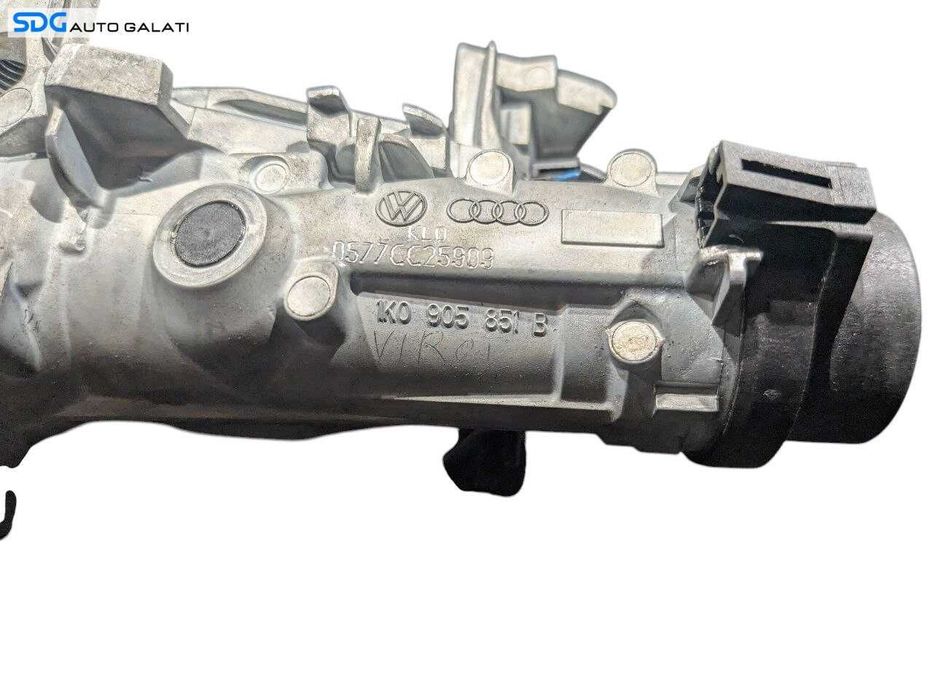 Butuc Contact Pornire cu Lama Cheie si Butuc de la Usa Portiera Volkswagen Golf 6 2008 - 2013 Cod 1K0905851B 1K0905865A 1K5837167B 1K5837168B [N4039]