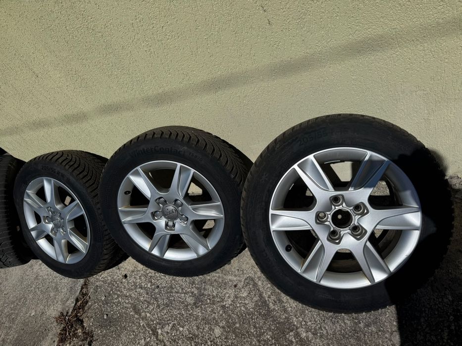 jante originale Audi A3 cu cauciucuri de Iarnă noi