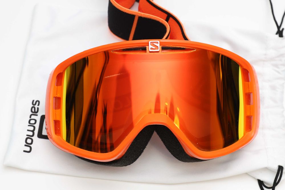 Ochelari Snowboard Salomon Aksium Flame Orange