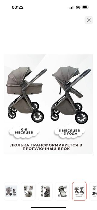 Коляска универсальная 2 в 1