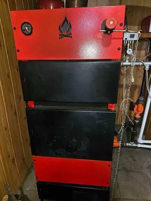 Centrala pe lemne carbune 41 kW ardere normala tiraj natural