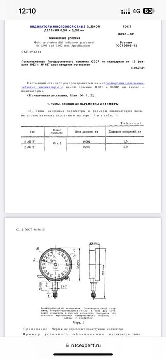Индикатор многооборотный 1МИГ