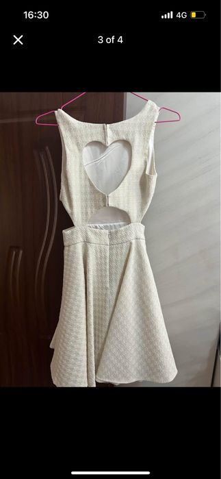 Къса Рокля Yunona с голо гръбче