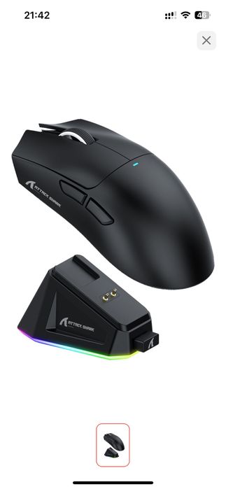 Мышь Attack Shark X11 черный