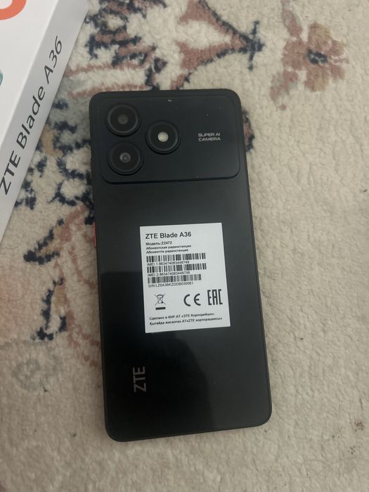 ZTE blade A36: Модель : z2472