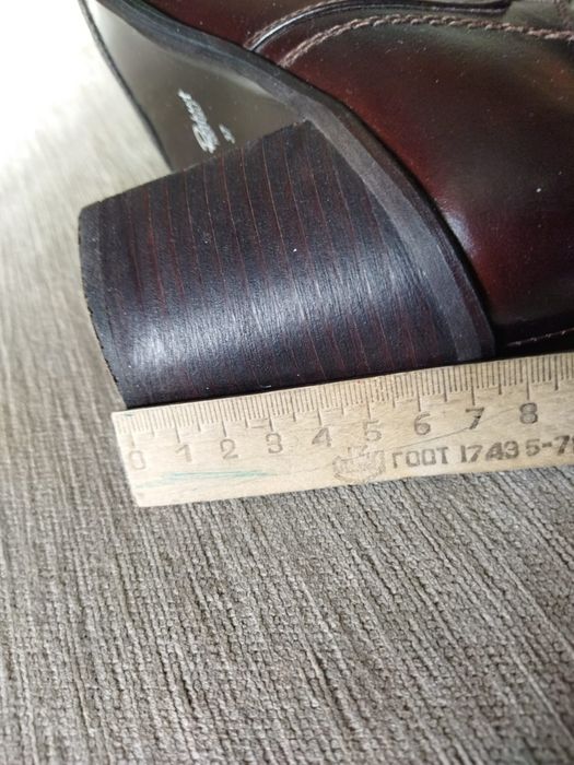 Сапоги осенние кожаные