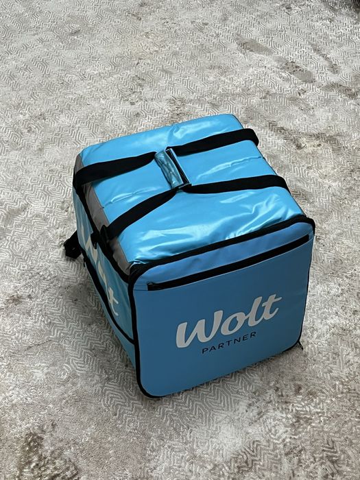 Термосумка Wolt для доставки, как новый