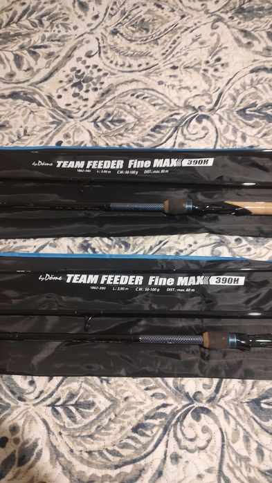 Set feeder lansete și mulinete