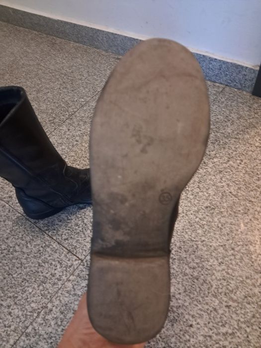 Кожени ботуши за момиче 35 номер