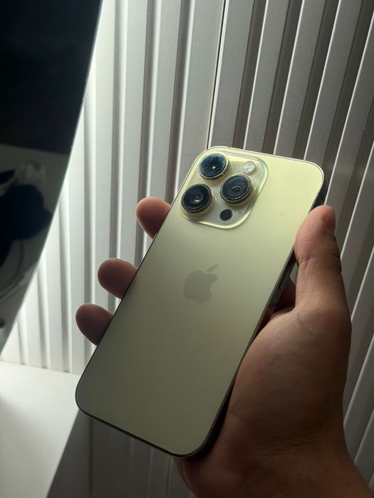 Айфон 14 про IPhone 14 pro Gold 100% Akb