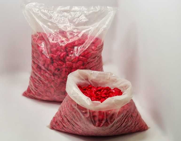 Камень декоративный  светлый 1см-6см 10 кг