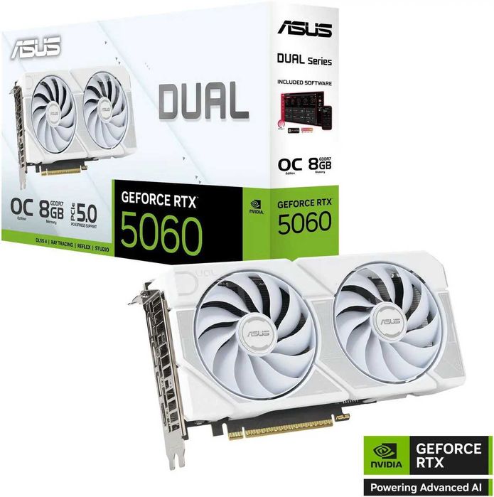 Видеокарта ASUS Dual GeForce RTX 5060 8GB GDDR7